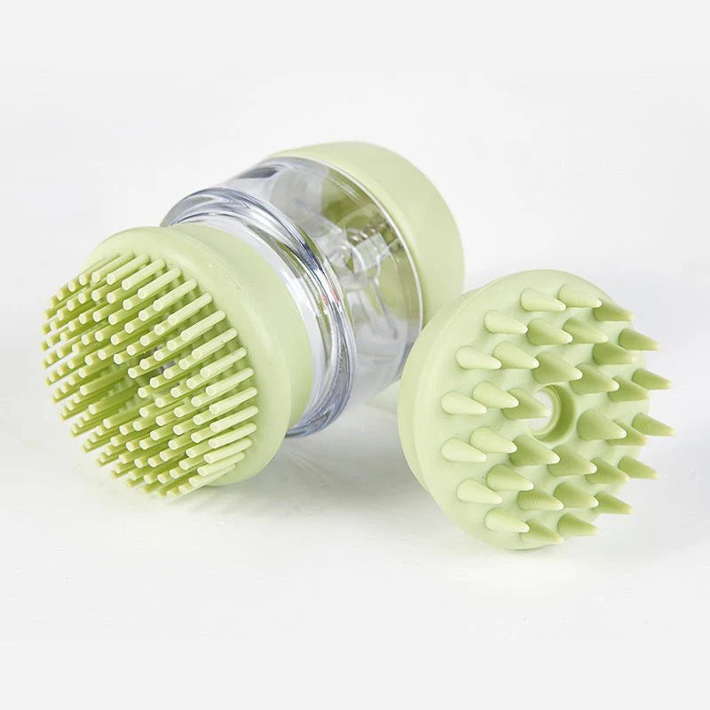 Pet Bath Brush Silicone Massage Clean Beauty Comb Brush